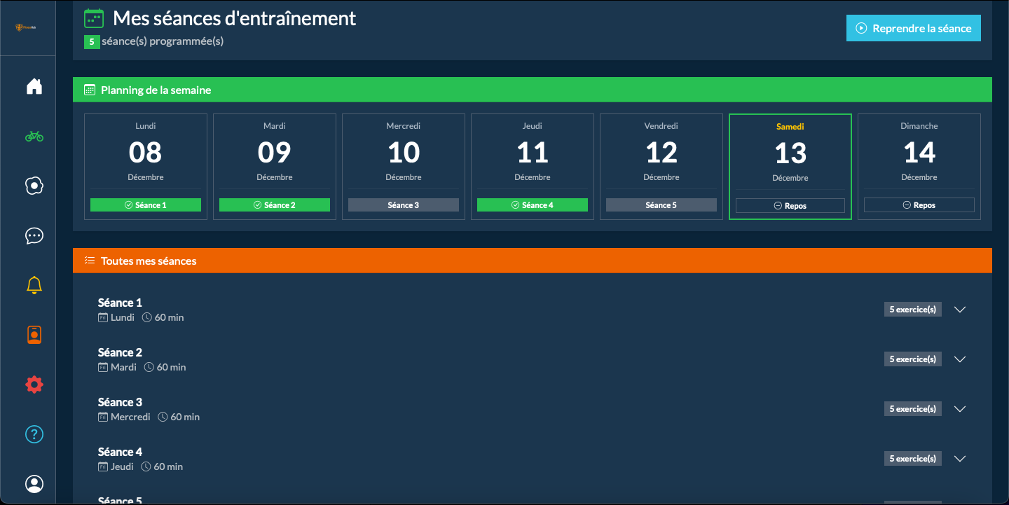 Ma Semaine Sportif 1